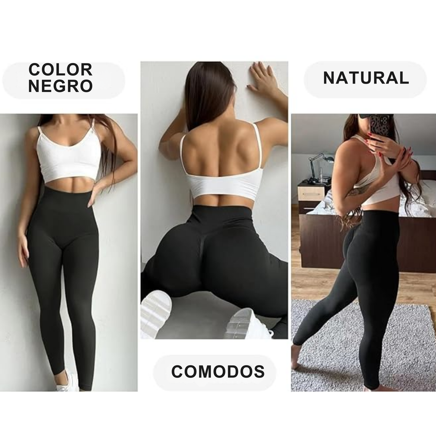 Leggings levanta cola con cintura perfecta y bolsillo