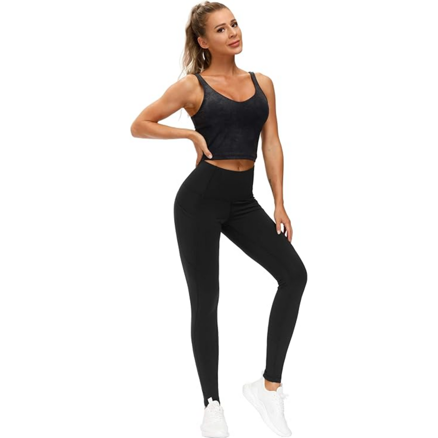 Leggings levanta cola con cintura perfecta y bolsillo